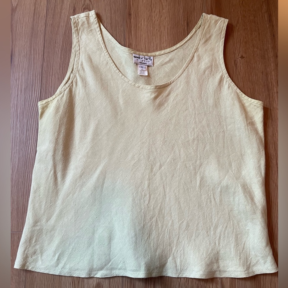 Monika Turtle Studio linen tank